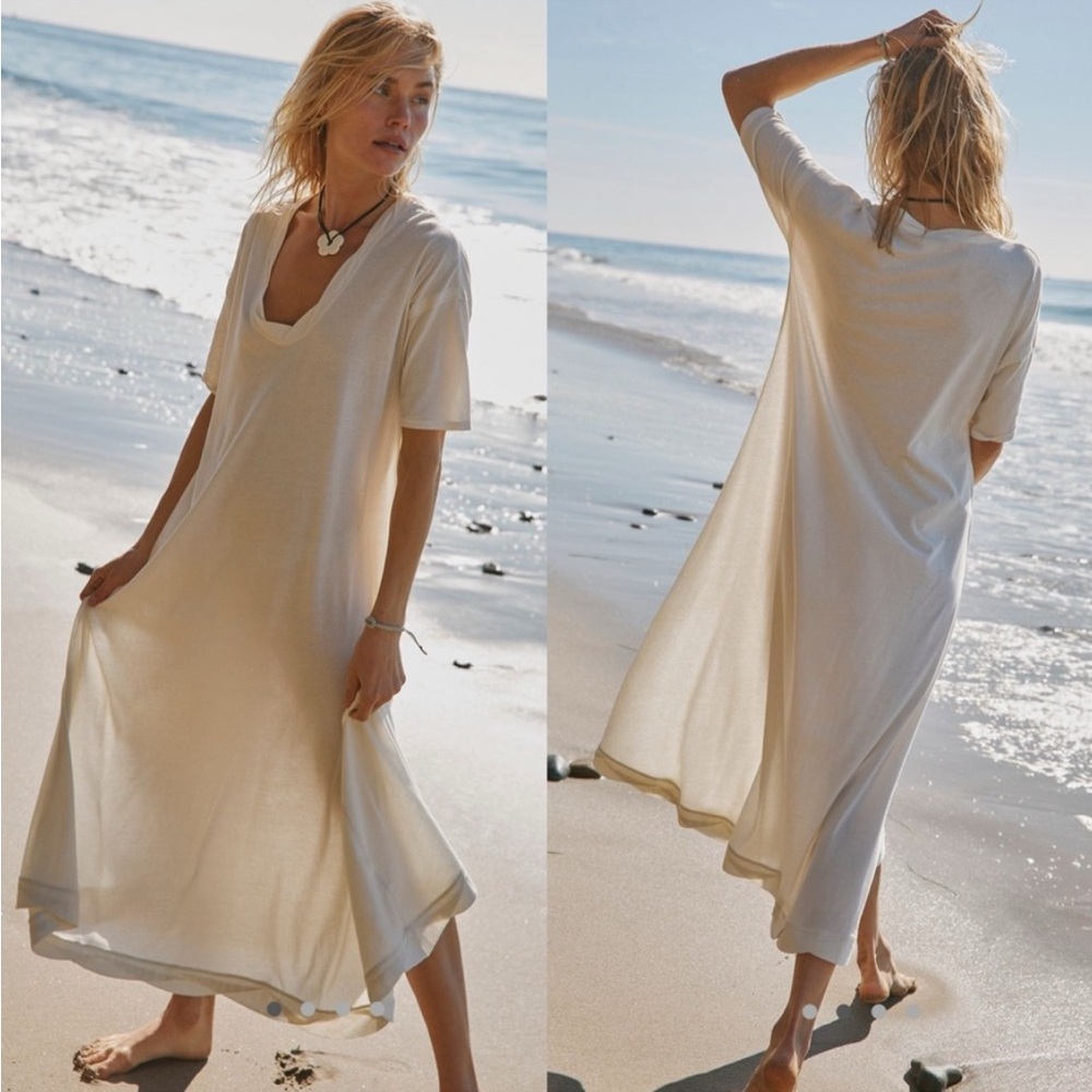 FP Movement by Free People Cream Dress